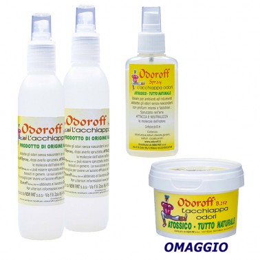 Odoroff spray + 1 Odoroff barattolo gratis Prodotti Naturali New Pat sas